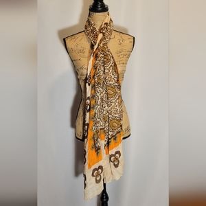 Tasha Bohemian Paisley Print Scarf/Wrap | Boho AF | Early 2000's | EUC!!